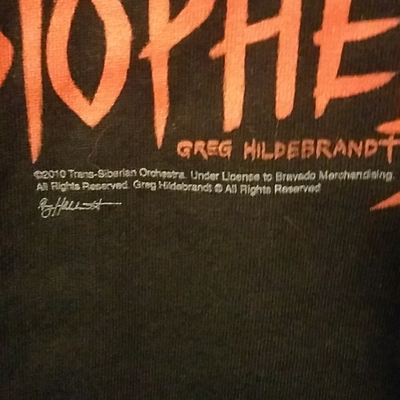 Trans Siberian Orchestra shirt 2011 Mephisto Graphics BLACK B3 - Picture 4 of 7